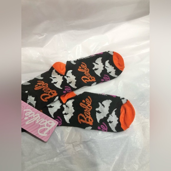 Barbie bat printed black halloween socks size 9-11‎ new - Picture 6 of 6